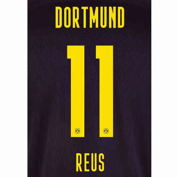 Borrusia Dortmund 2020/21 Away Reus #11 Jersey Name Set