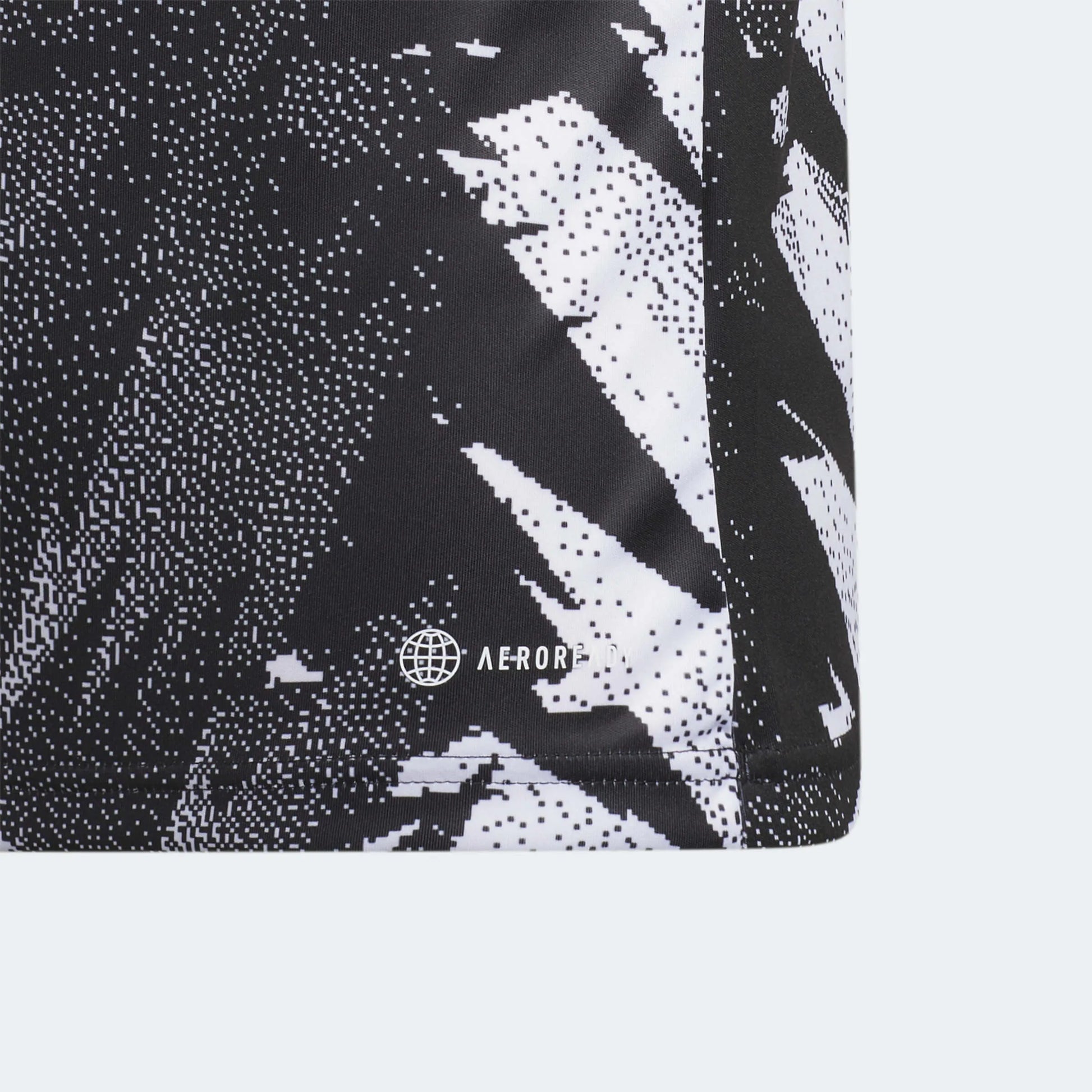 adidas 2023 Juventus Youth Pre-Match Jersey - Black-White (Detail 3)