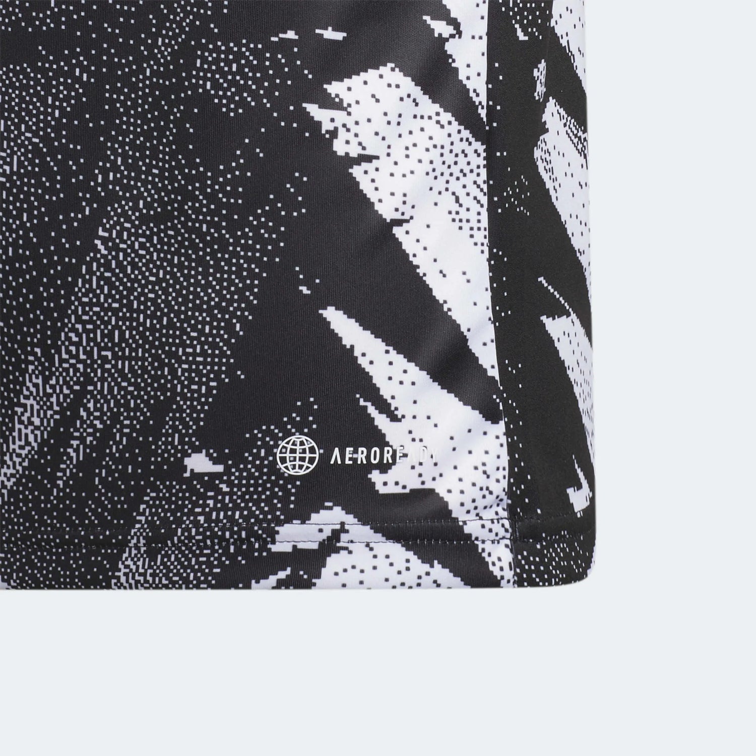 adidas 2023 Juventus Youth Pre-Match Jersey - Black-White (Detail 3)
