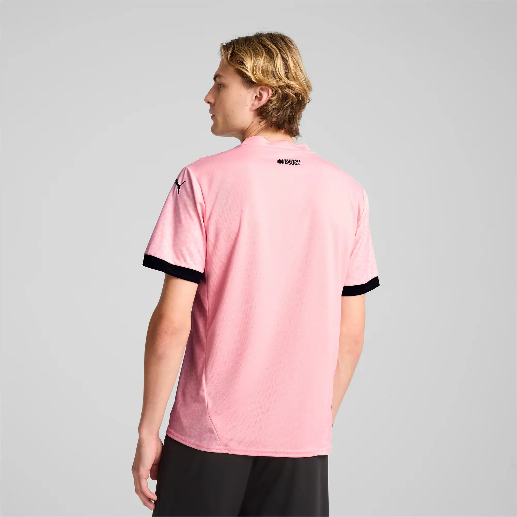 Puma 2024-25 Palermo Men's Stadium Home Jersey (Model - Back)