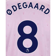 Arsenal 2022 23 Third Odegaard #8 Jersey Name Set Navy (Back)