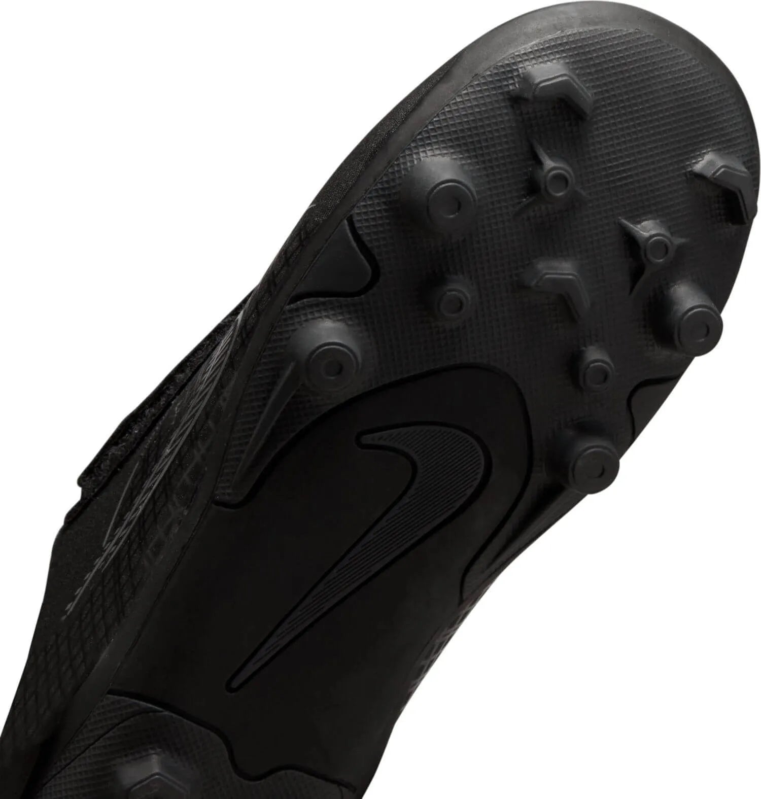 Nike Kids Mercurial Vapor 14 Club FG-MG - Black-Silver (Detail 1)