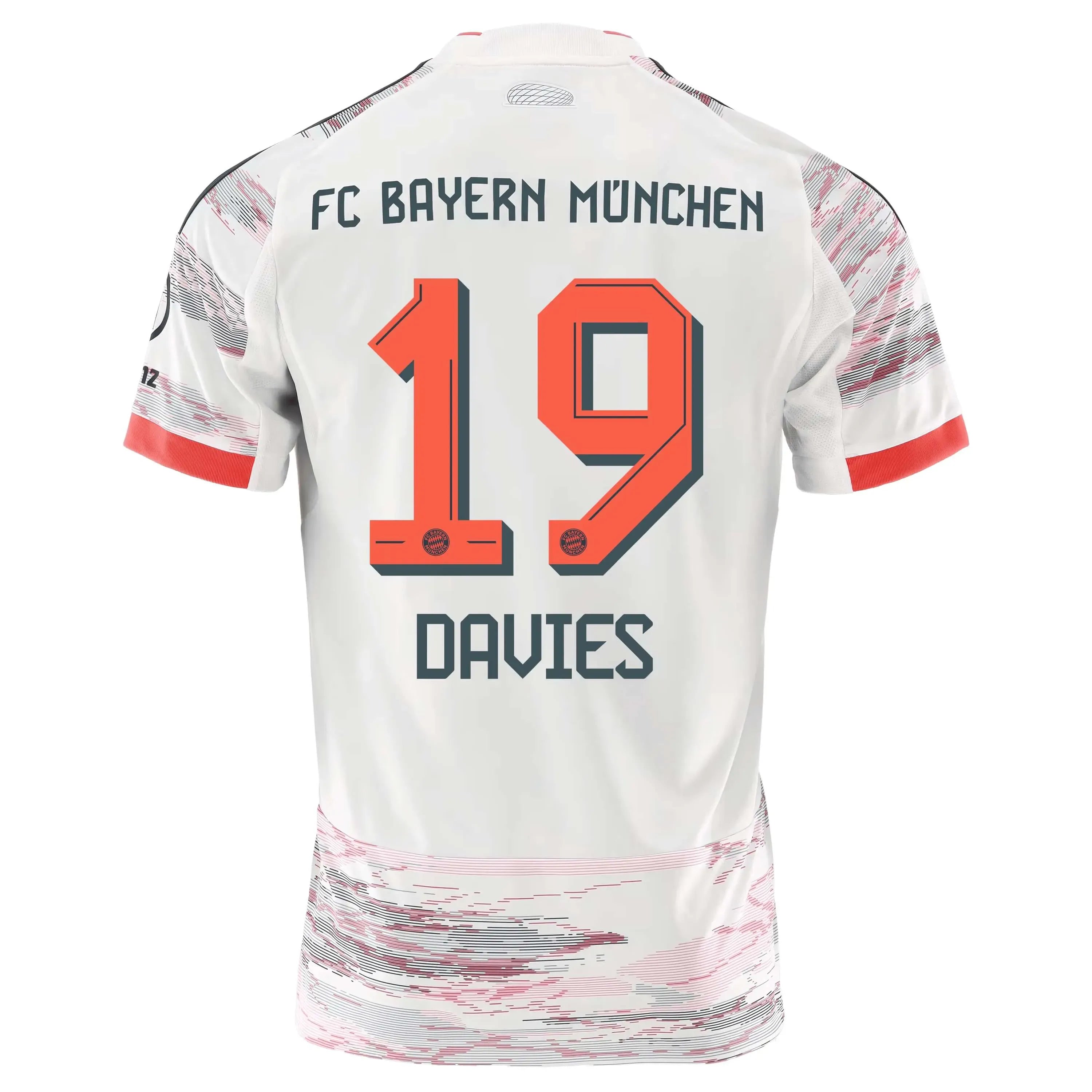 adidas 2025-26 Bayern Munich Mens Stadium Away Soccer Jersey (Davies)