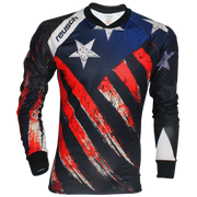 Reusch Patriot III Pro-Fit Goalkeeper Jersey - Navy-Red-White (Front)