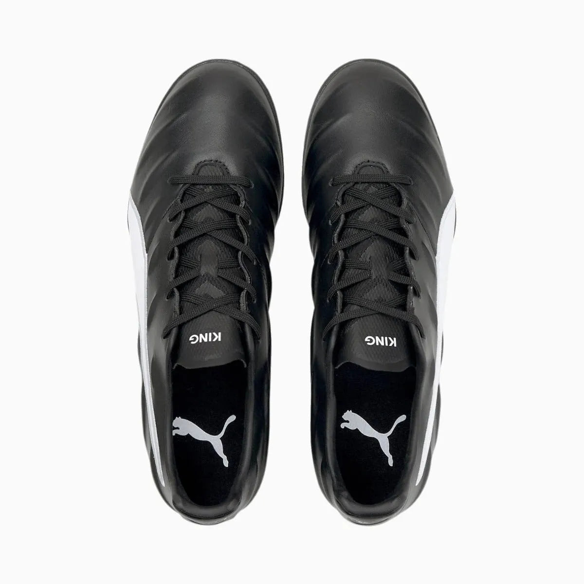 Puma King PRO 21 TF - Black-White (Pair - Top)