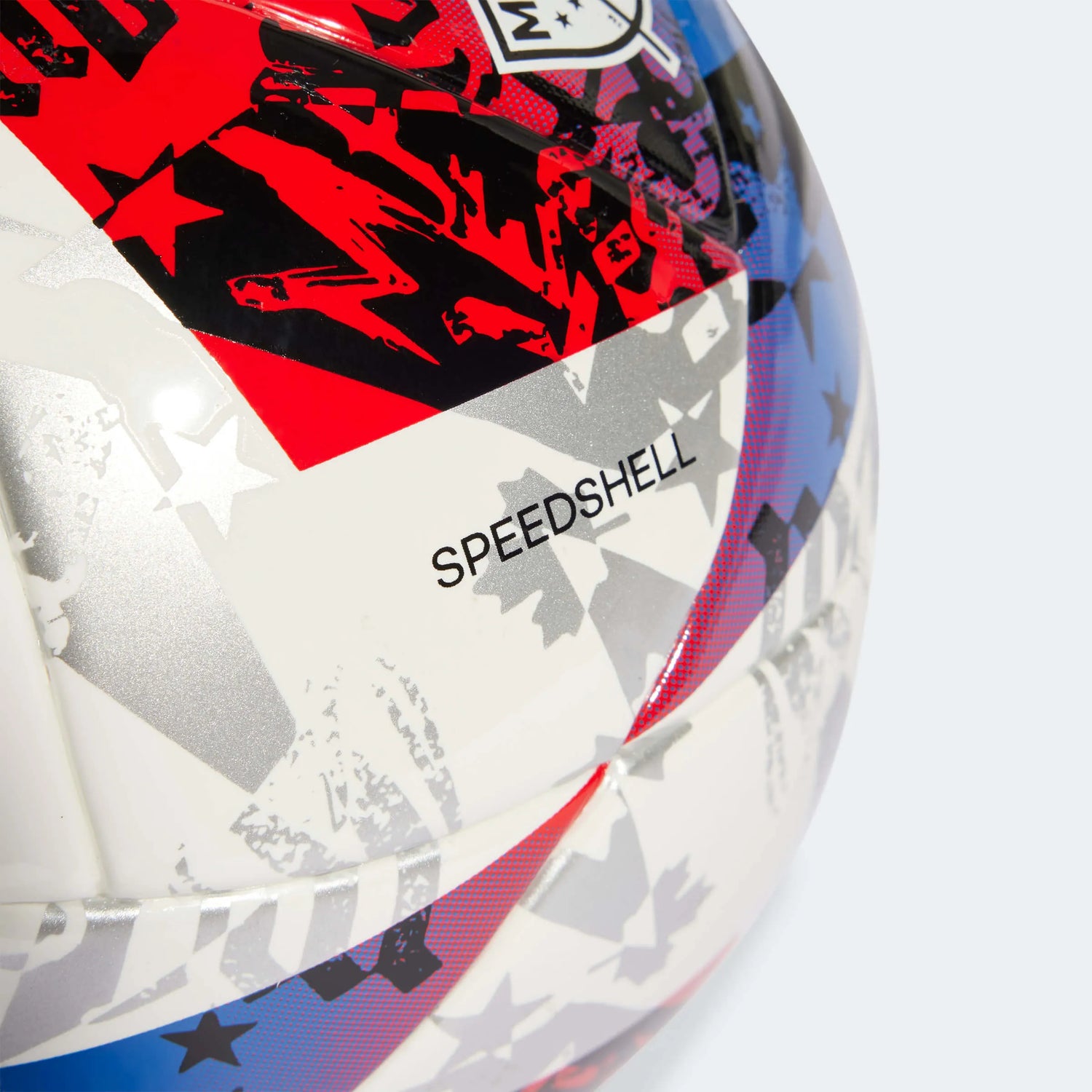 adidas 2023 MLS Mini Ball - White-Blue-Red (Detail 1)