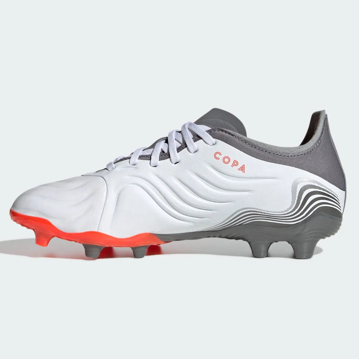 Adidas JR Copa Sense .1 FG - White-Grey-Solar Red (Side 2)