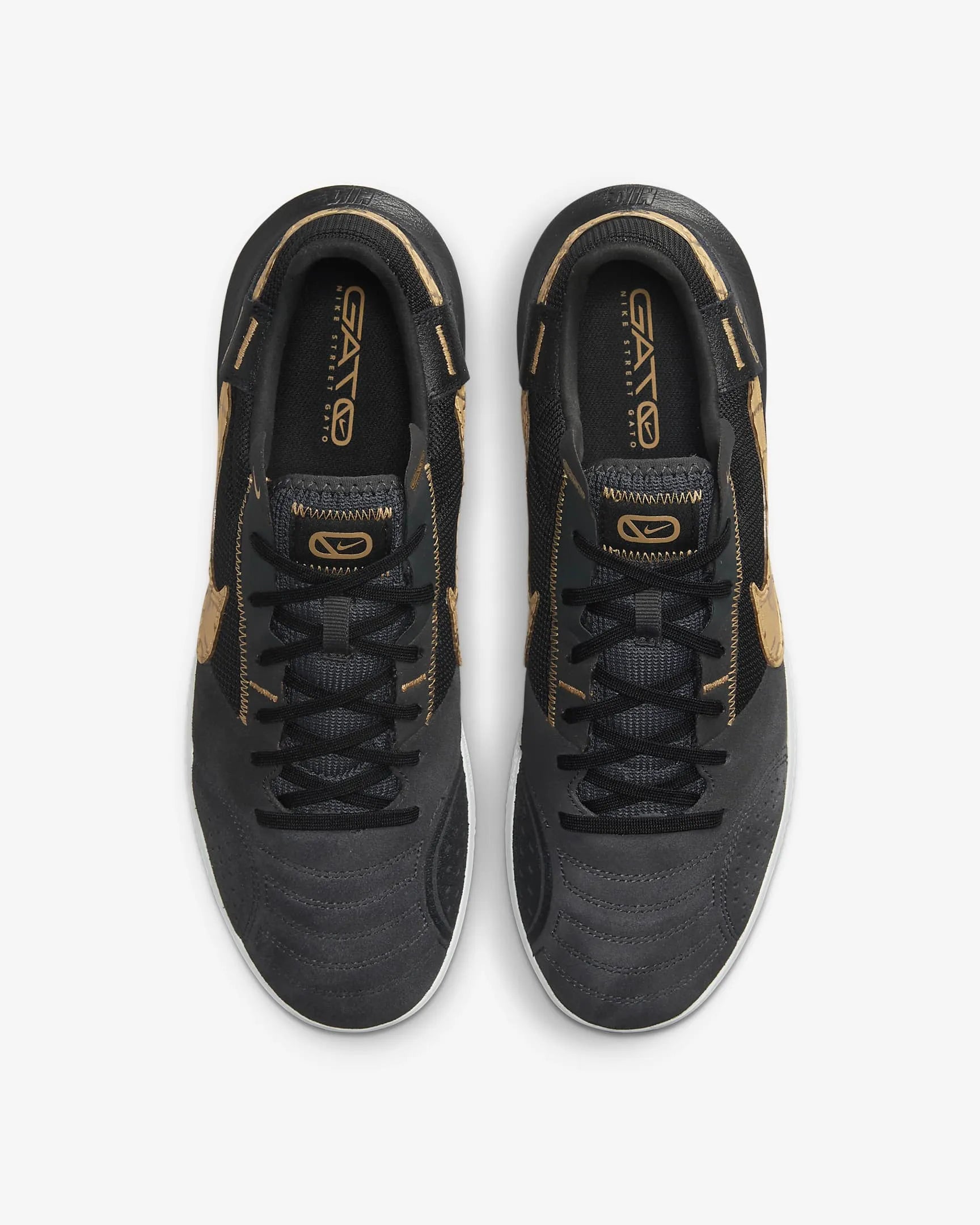 Nike Streetgato Indoor - Dark Grey-Gold (Pair - Top)