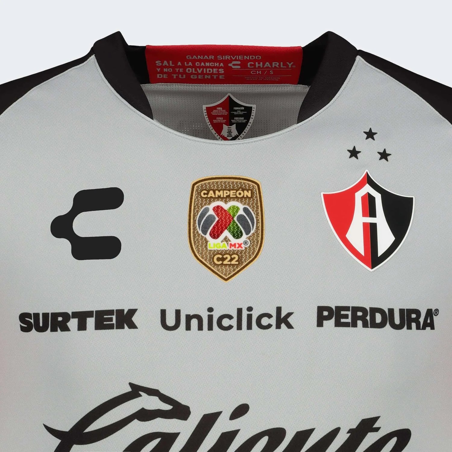 Charly 2022-23 Atlas Away Jersey - Grey (Detail 1)