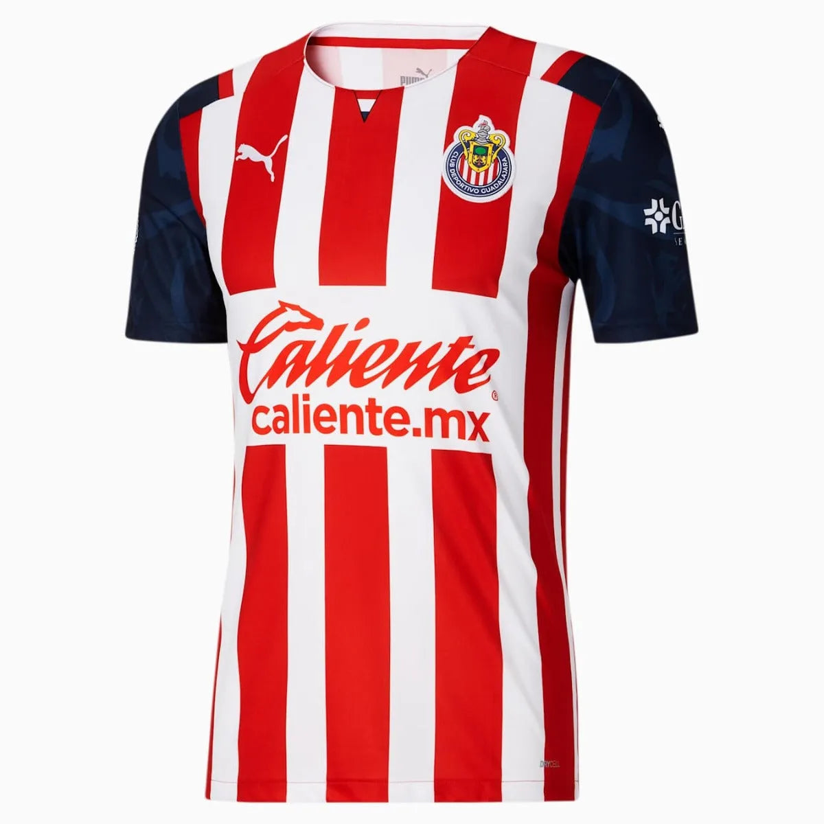 Puma 2021-22 Chivas Home Jersey - Red-White (Front)