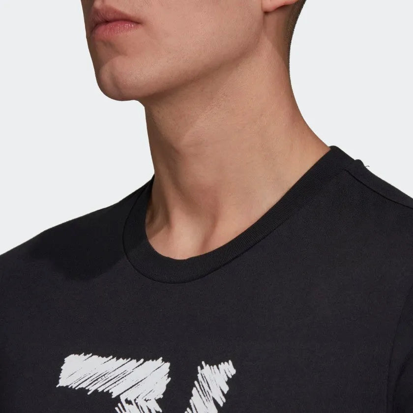 Adidas 2020-21 Juventus DNA Graphic Tee - Black-White