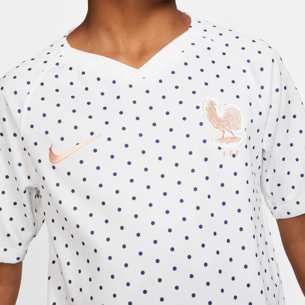 Nike France 2019-20 WC YOUTH Away Jersey - White