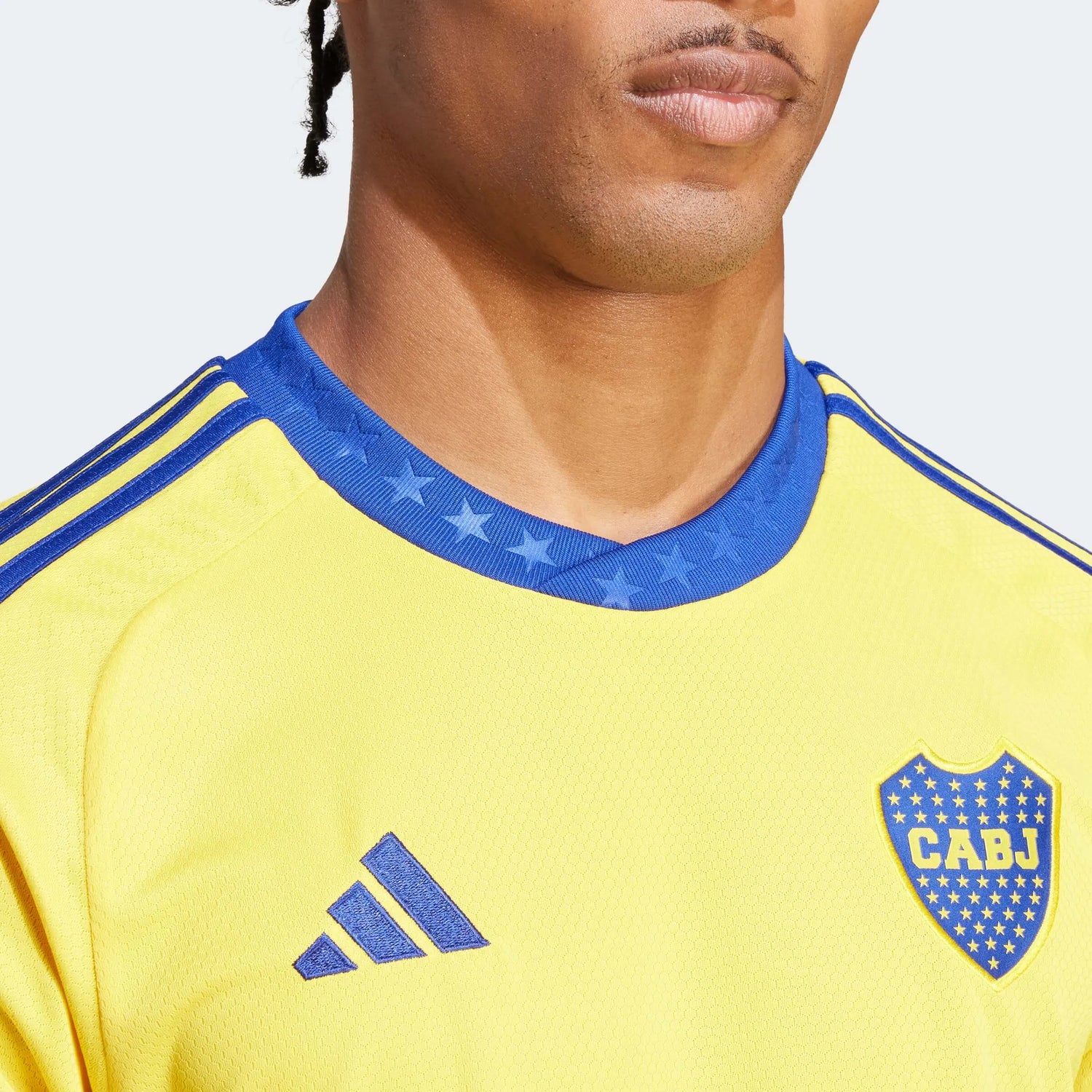 adidas 2023-24 Boca Juniors Men's Stadium Away Jersey (Detail 1)