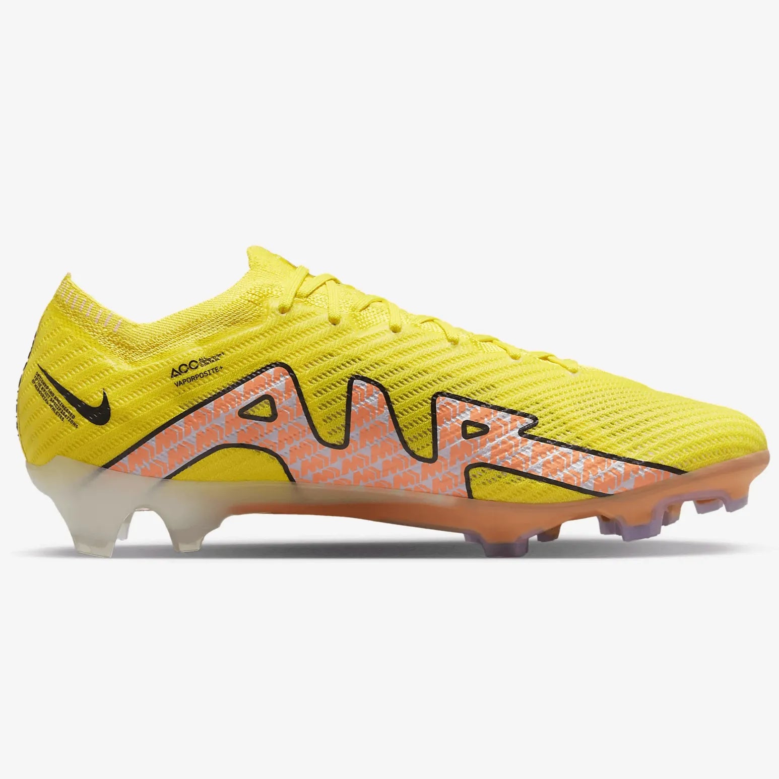 Nike Zoom Vapor 15 Elite FG - Yellow Strike-Sunset Glow (Side 2)