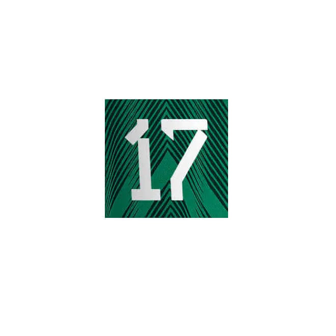 Mexico 2022-23 Home Jesus C #17 Jersey Name Set (Front)