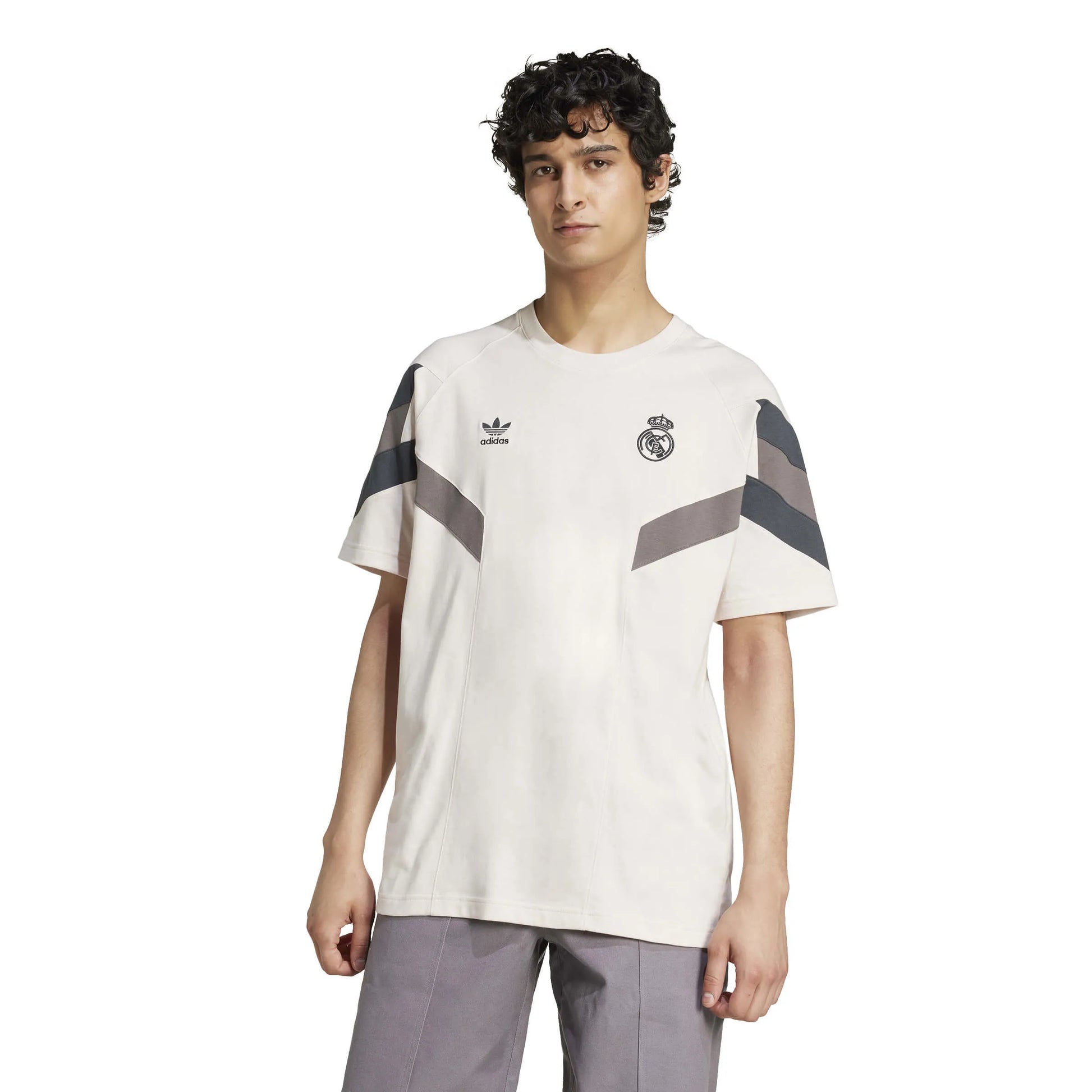 adidas 2024-25 Real Madrid Men's Originals Tee (Model - Front)
