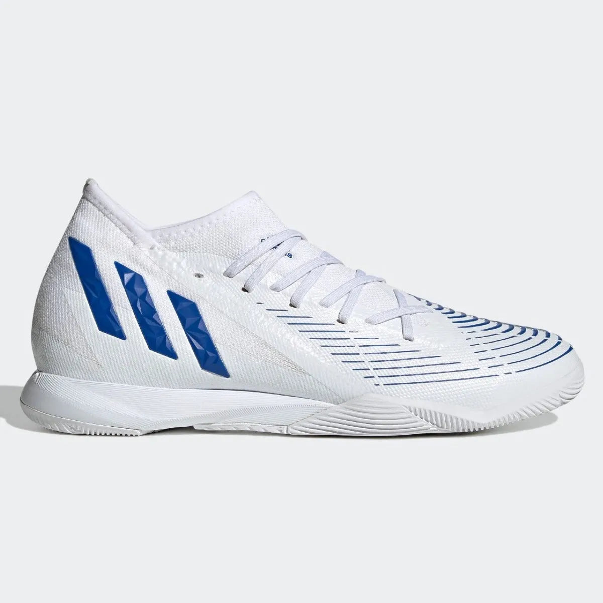 adidas Predator Edge .3 Indoor- White-Hi Res Blue (Side 1)
