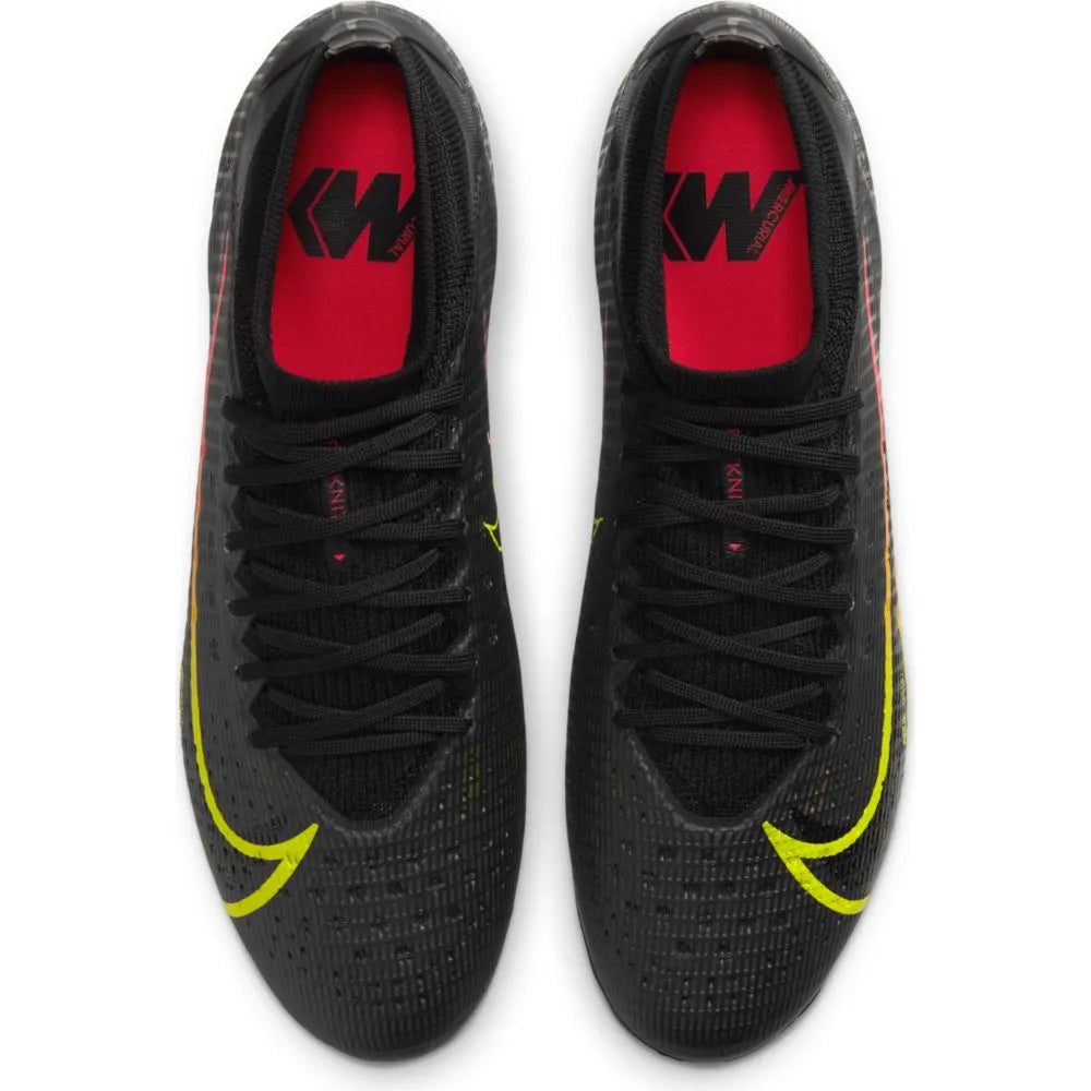 Nike Mercurial Vapor 14 PRO FG - Black-Volt-Crimson (Pair - Top)