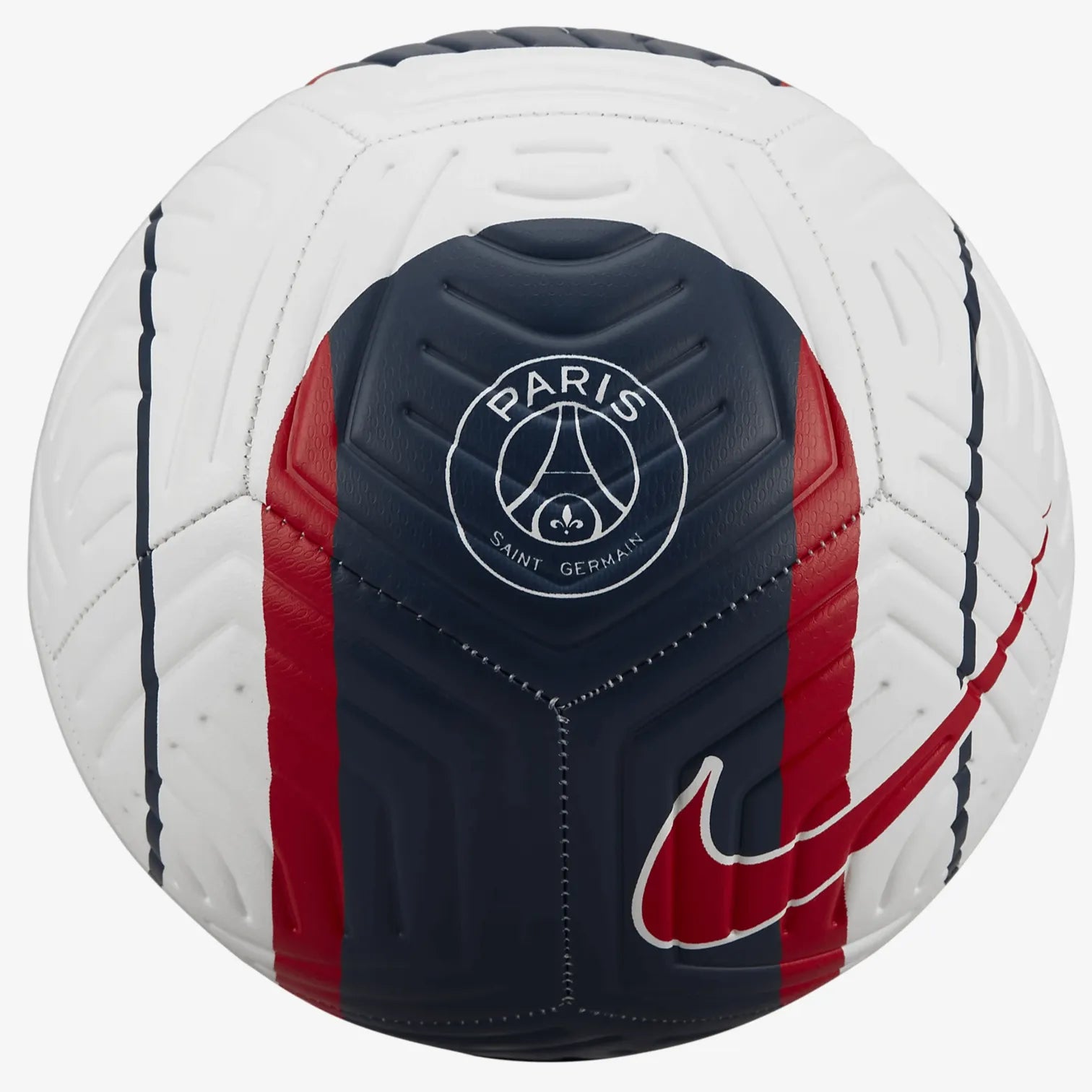 Nike SU22 PSG Strike Ball White-Navy-Red (Back)