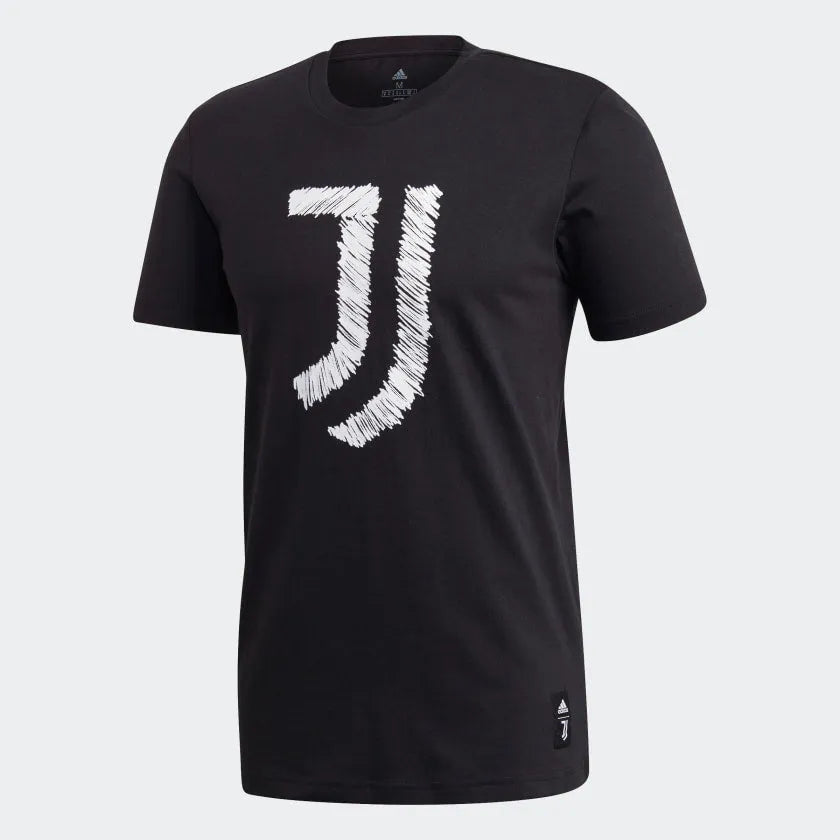 Adidas 2020-21 Juventus DNA Graphic Tee - Black-White