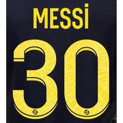 PSG 2023 Fourth Messi #30 Jersey Name Set (Back)