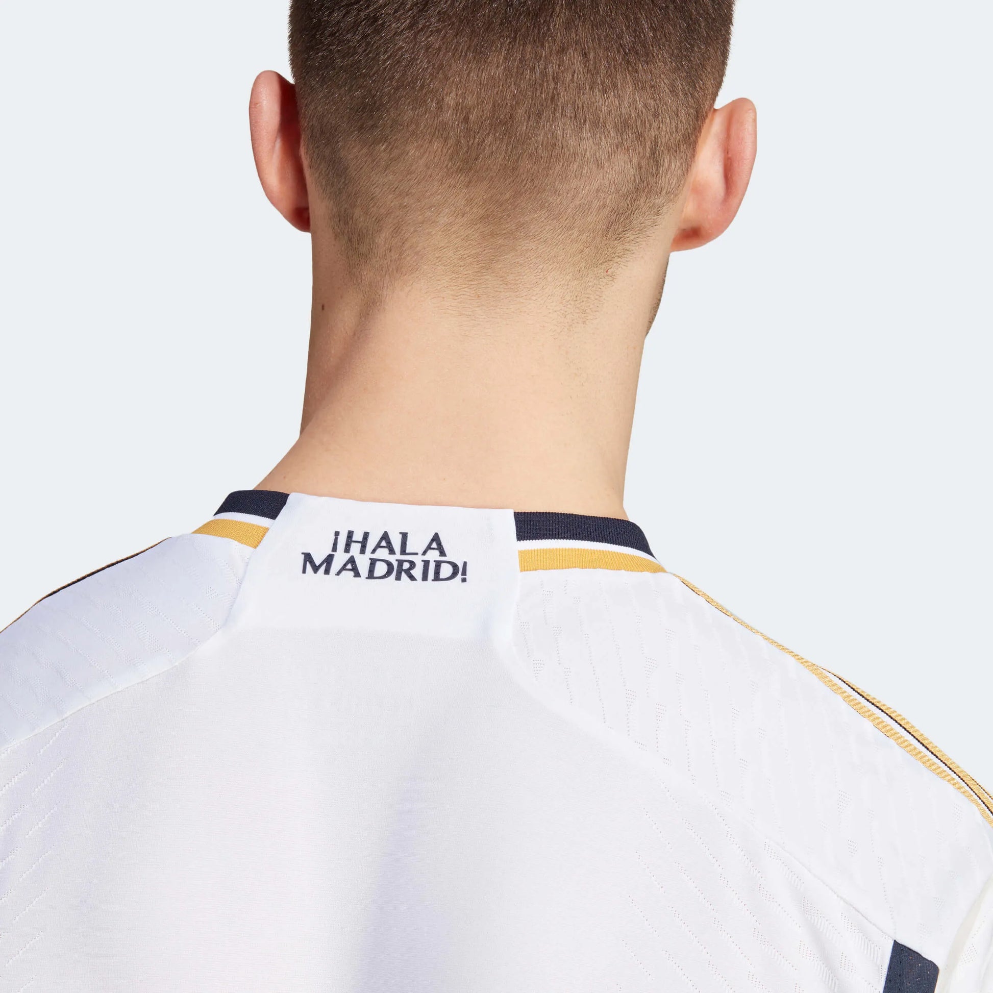 adidas 2023-24 Real Madrid Men's Authentic Match Home Jersey (Detail 2)