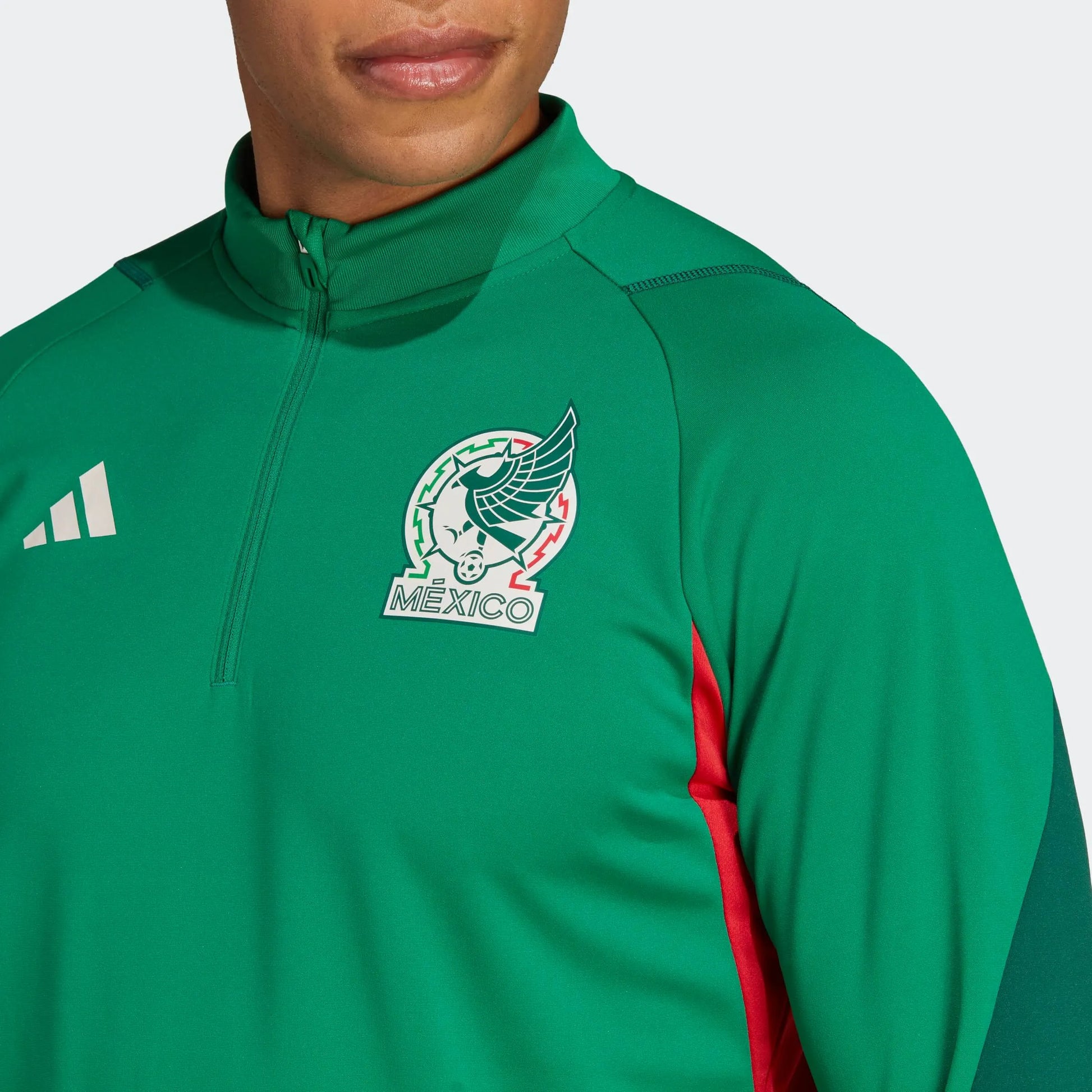 adidas 2022-23 Mexico Training Top Green (Detail 1)