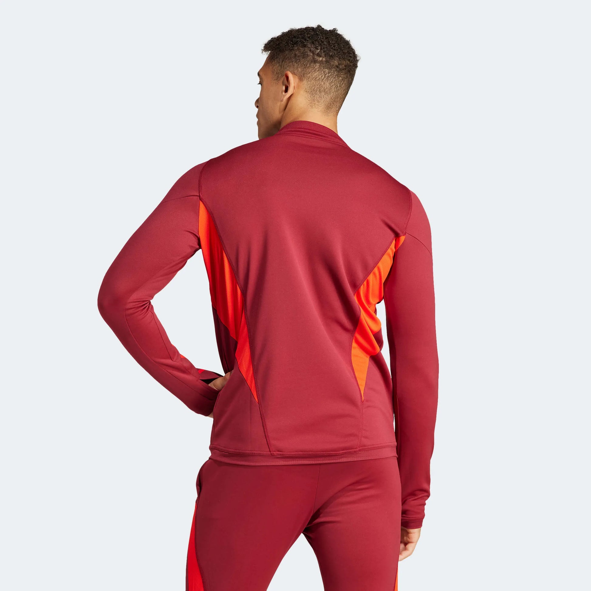 adidas 2023-24 Manchester United Men's EU Tiro 23 Training Top (Model - Back)
