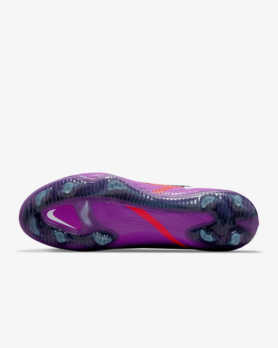 Nike Phantom Gt2 Elite DF FG - Navy-Purple-Crimson (Bottom)