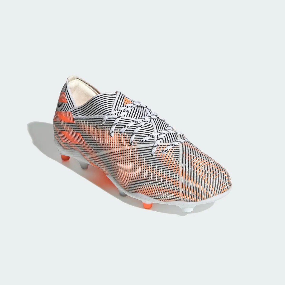 Adidas JR Nemeziz .1 FG - White-Black-Orange (Diagonal 1)