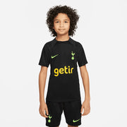 Nike 22-23 Tottenham Youth DF Strike Top - Black-Volt (Model - Front)