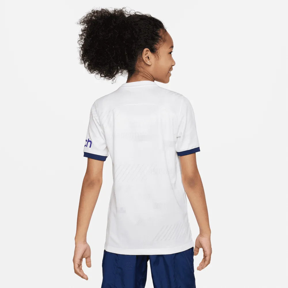 Nike 2023-24 Tottenham Youth Stadium Home Jersey (Model - Back)