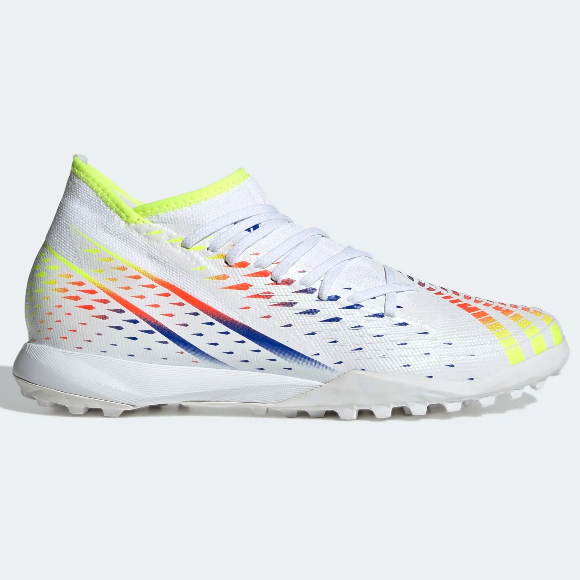 adidas Predator Edge.3 Turf - White-Yellow-Black (Side 1)