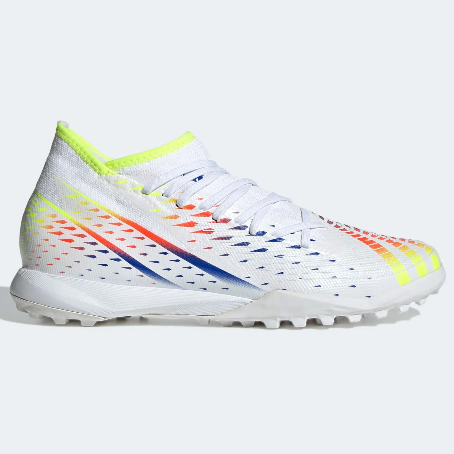adidas Predator Edge.3 Turf - White-Yellow-Black (Side 1)