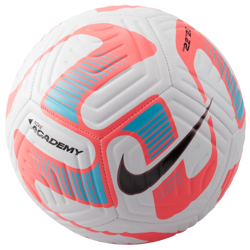 Nike FA22 Academy Training Ball - White-Pink (Front)