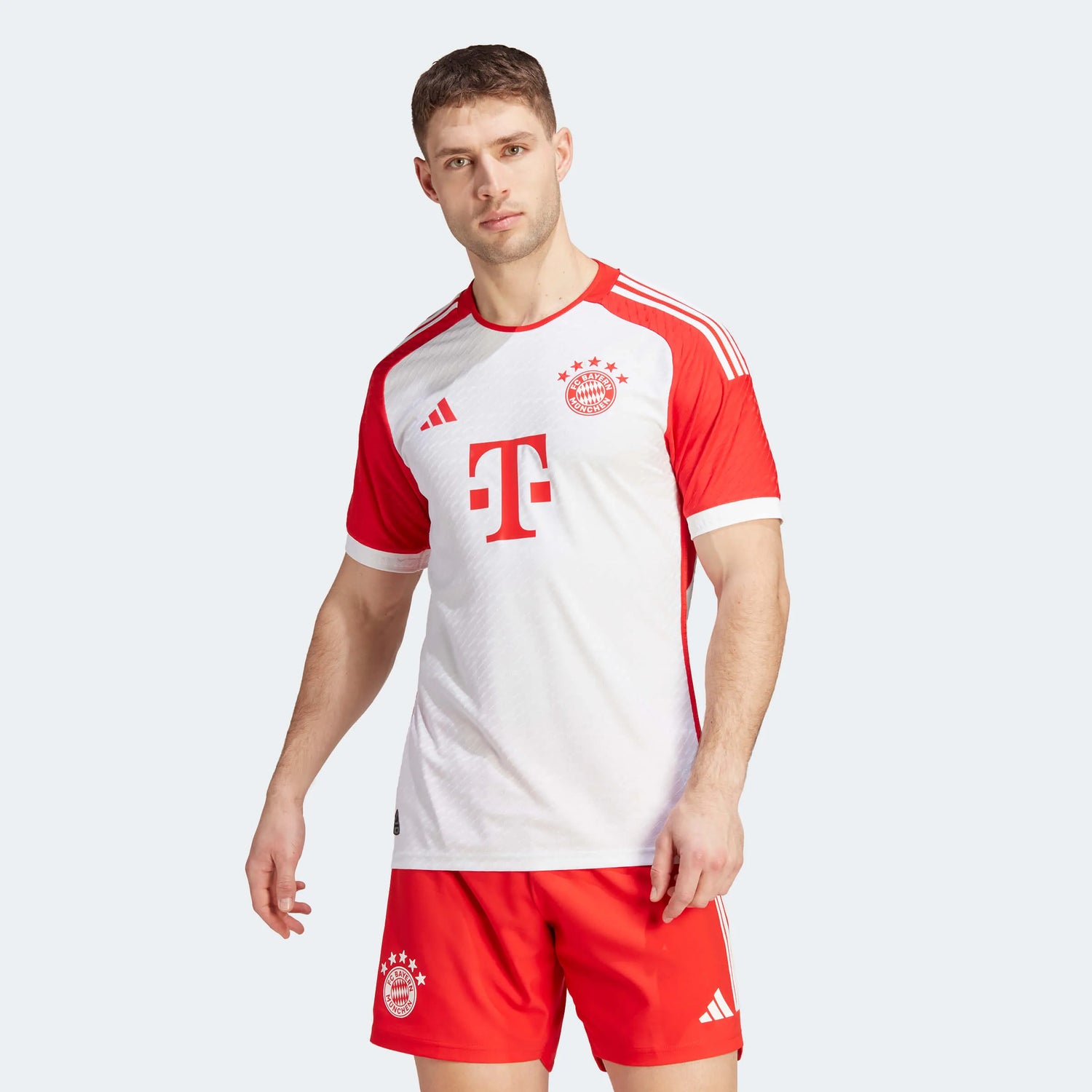 adidas 2023-24 Bayern Munich Men's Authentic Match Home Jersey (Model - Front)