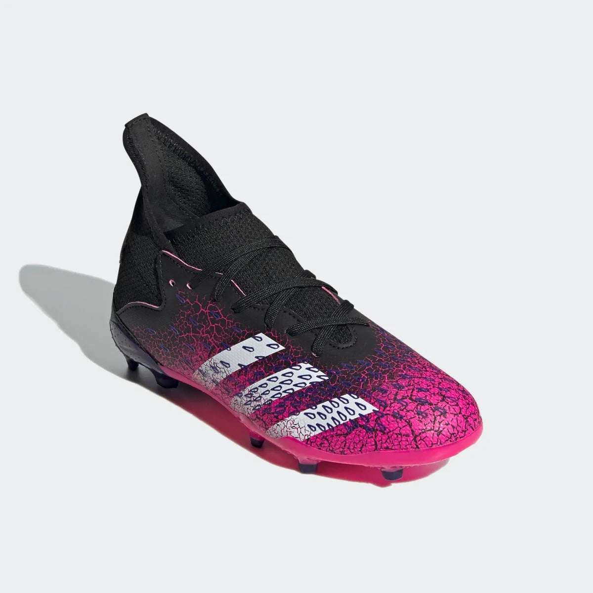 Adidas JR Predator Freak .3 FG - Black-Pink-Purple (Diagonal 1)