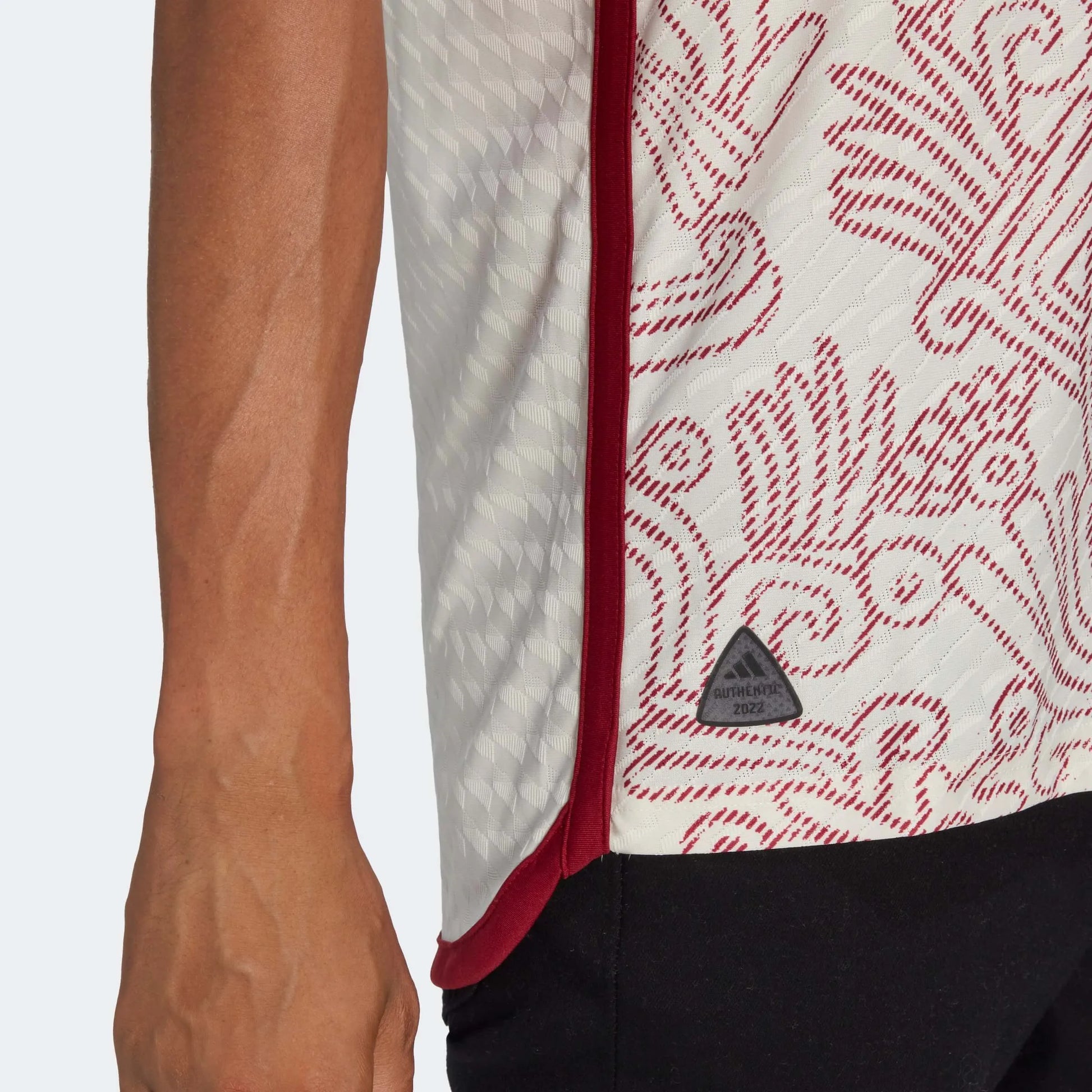 adidas 2022-23 Mexico Away Authentic Jersey Wonder White (Detail 2)