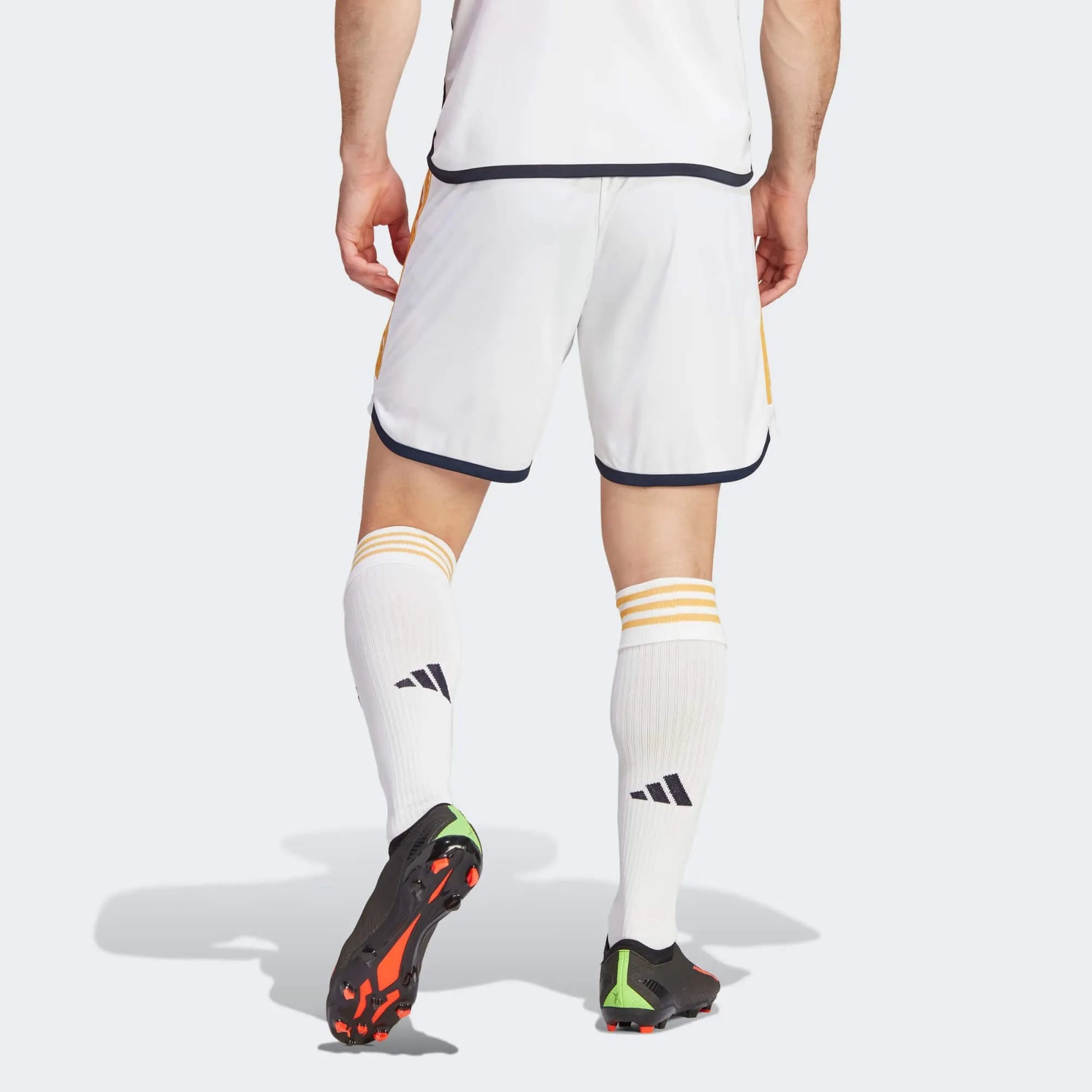 adidas 2023-24 Real Madrid Men's Home Shorts (Model - Back)