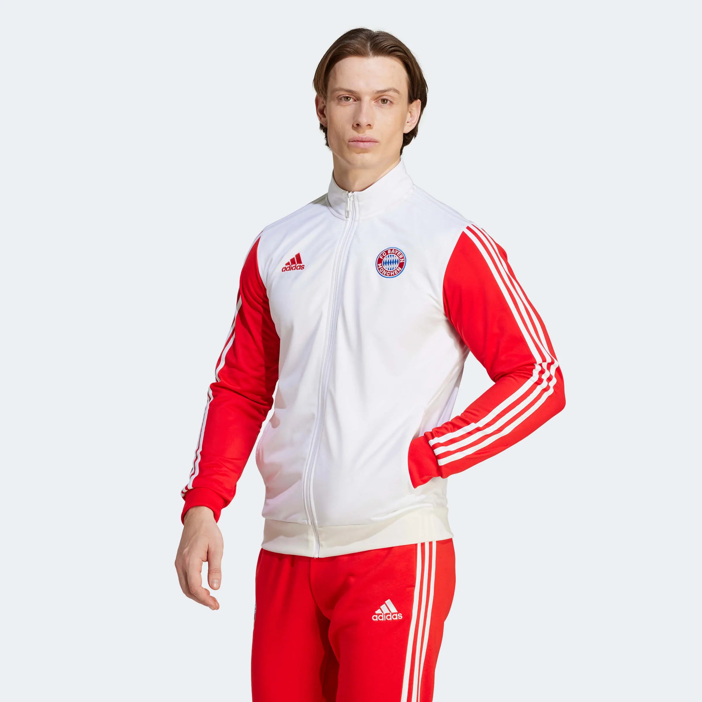 adidas 2023-24 Bayern Munich Men's DNA Track Top (Model - Front)