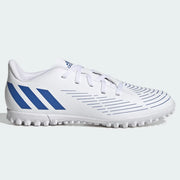 adidas Kids Predator Edge .4 Turf - White-Hi Res Blue (Side 1)