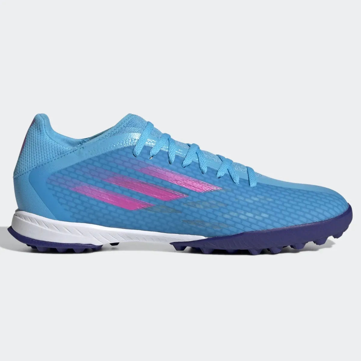 adidas X Speedflow .3 Turf - Sky Rush-Shock Pink (Side 1)
