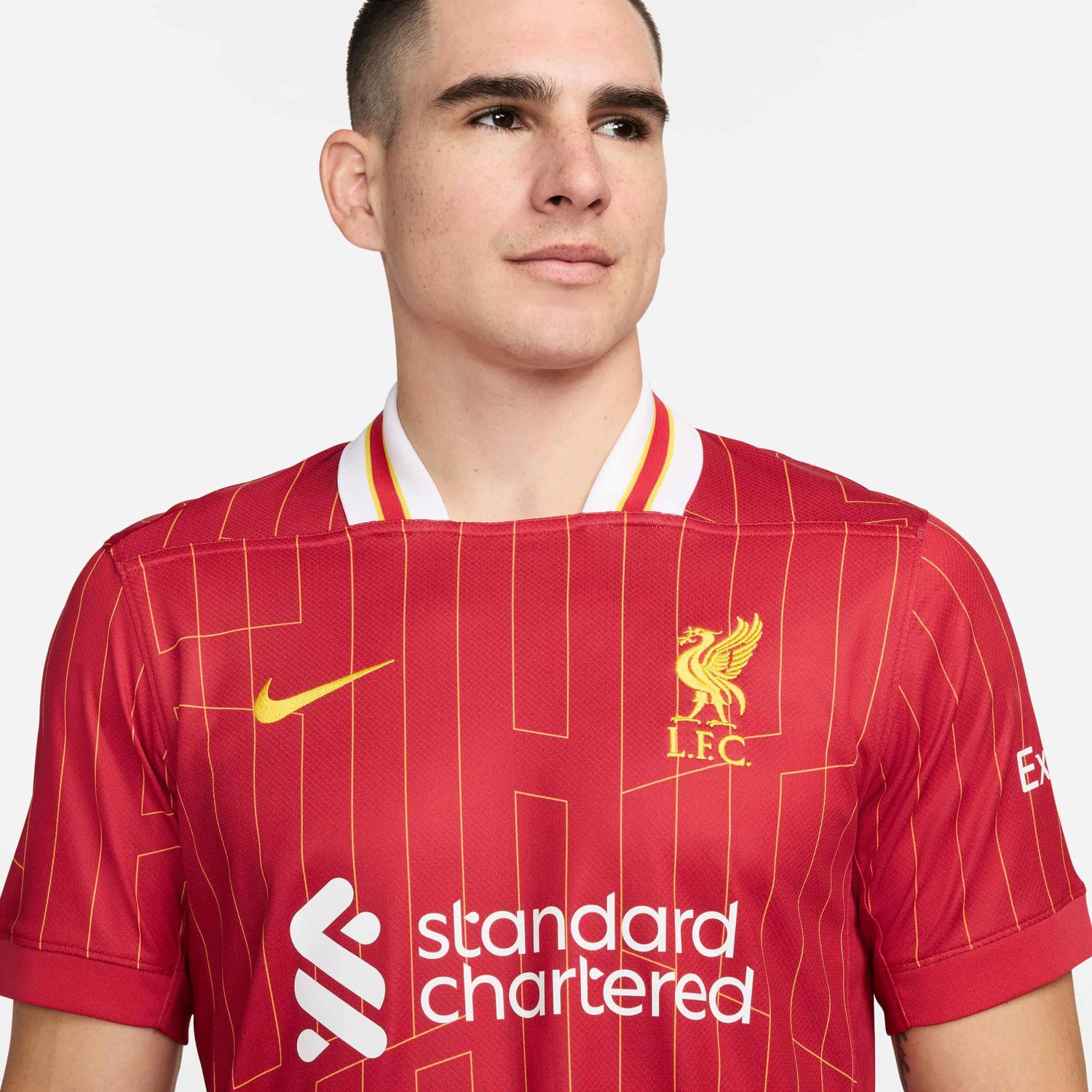 Nike 2024-25 Liverpool Men's Stadium Home Jersey (Detail 1)