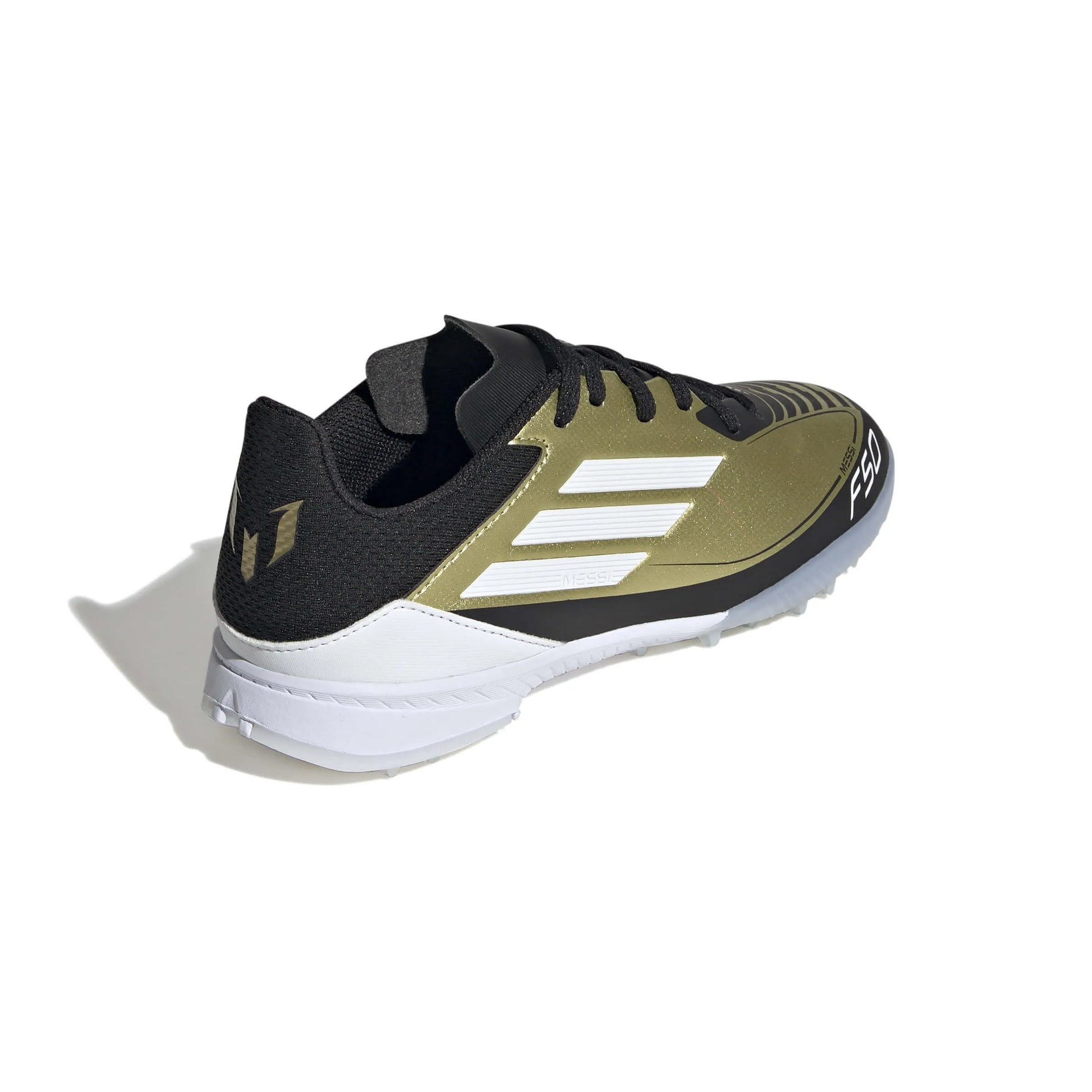 adidas JR Messi F50 League Turf - Triunfo Dorado (FA24) (Lateral - Back)