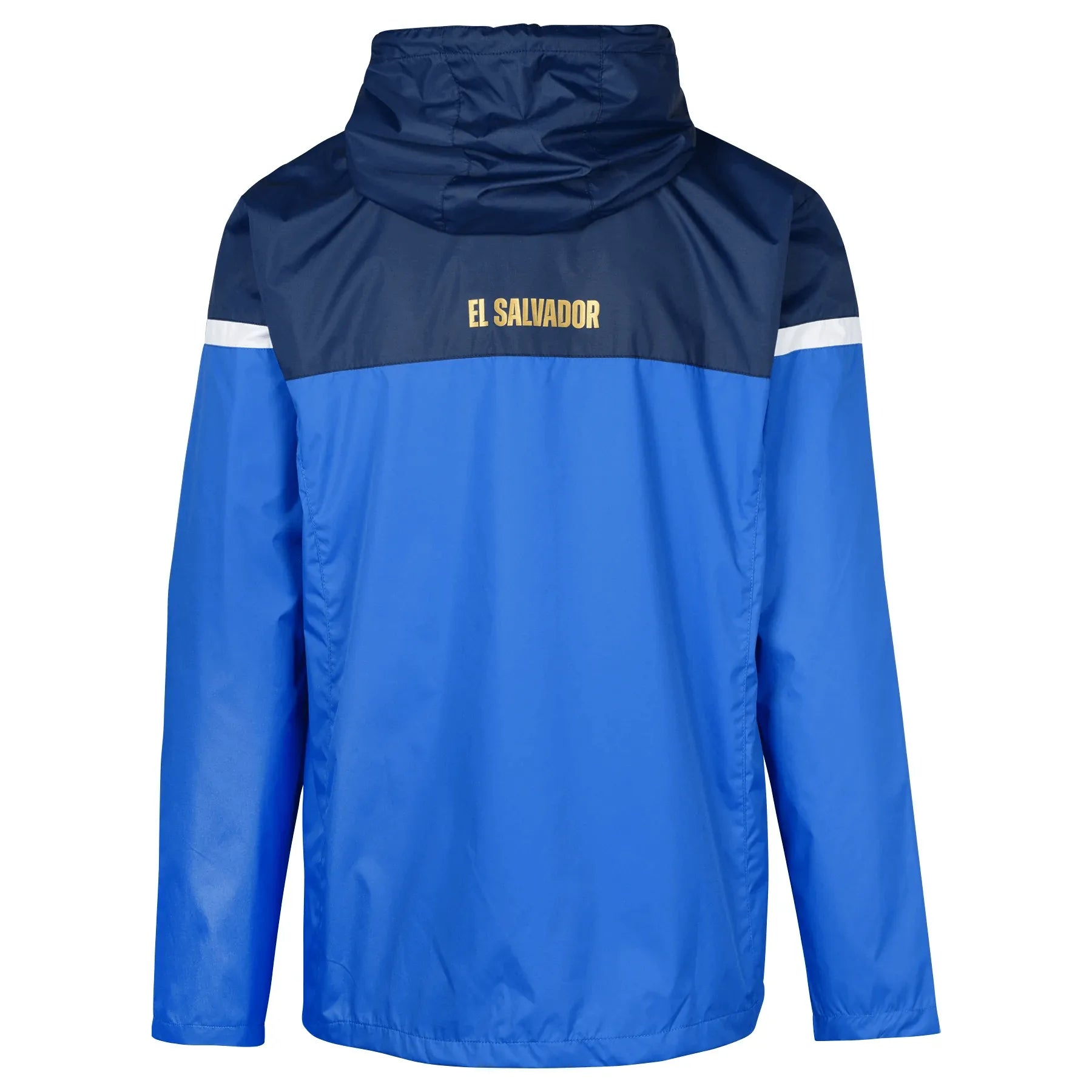Umbro 2023-24 El Salvador Rain Jacket - Blue-Navy (Back)