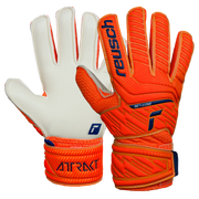 Reusch JR Attrakt Solid Goalkeeper Gloves - Orange-Blue (Pair)