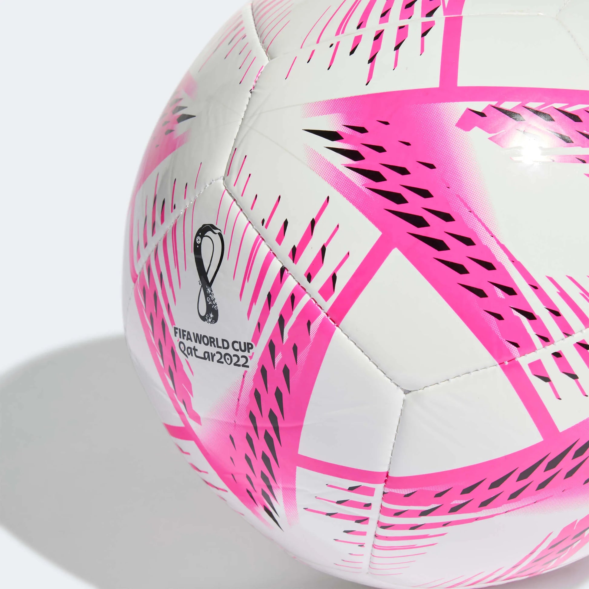 adidas WC22 Al Rihla Club Ball - White-Pink (Detail 2)