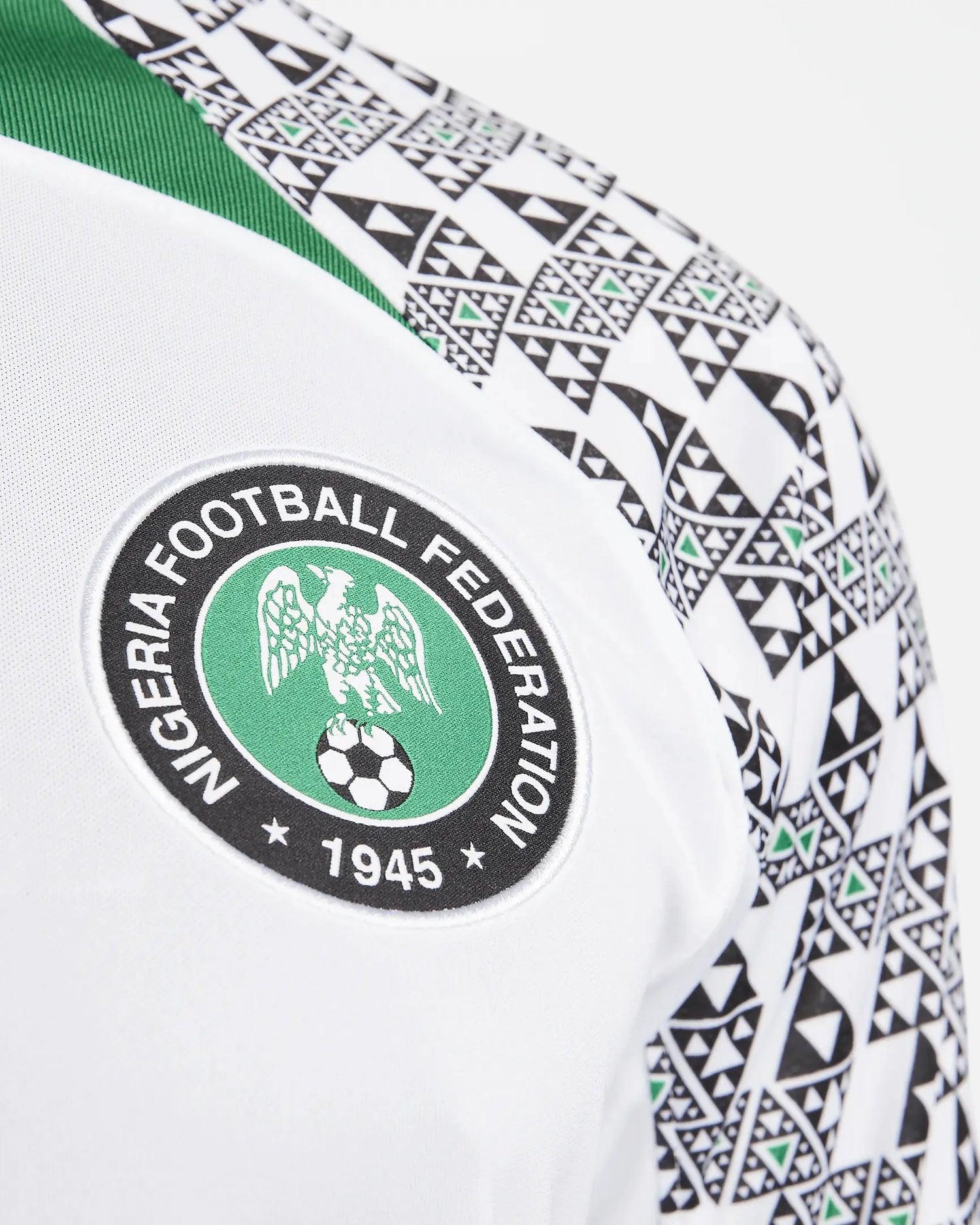 Nike Nigeria 2022/23 Stadium Away - White - Green (Detail 2)