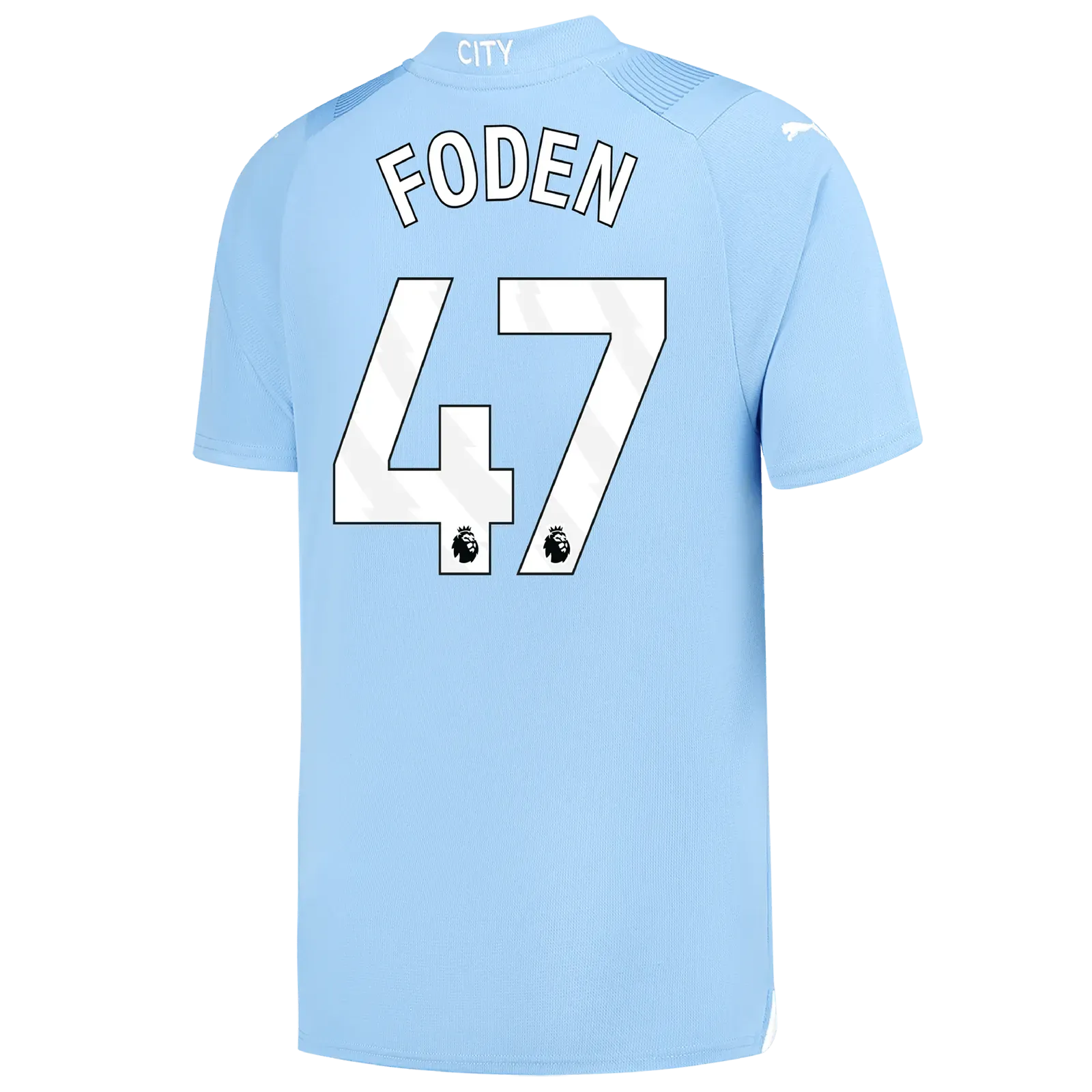 Puma 2023-24 Manchester City Youth Stadium Home Jersey