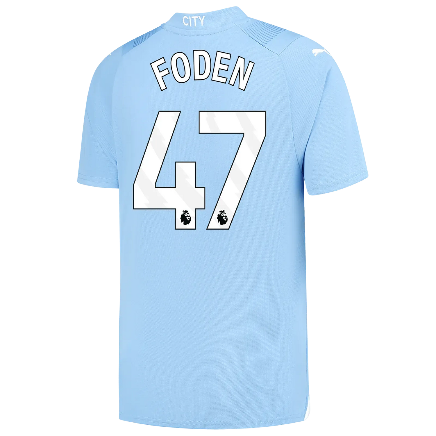 Puma 2023-24 Manchester City Youth Stadium Home Jersey